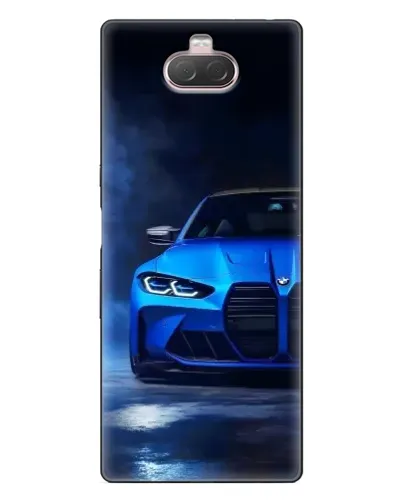 Чохол для Sony Xperia 10 з картинкою «Блакитна BMW M4»