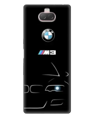 Чохол для Sony Xperia 10 з картинкою «Мінімалістичний принт BMW M3»