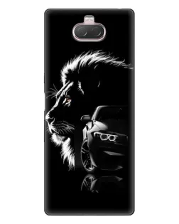 Чохол для Sony Xperia 10 з картинкою «BMW та лев»