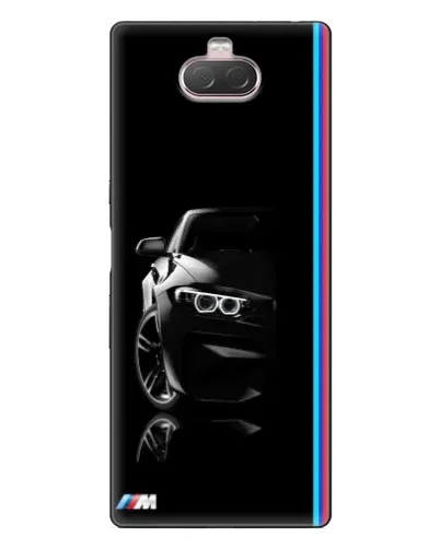 Чохол для Sony Xperia 10 з картинкою «Силует BMW в темряві»