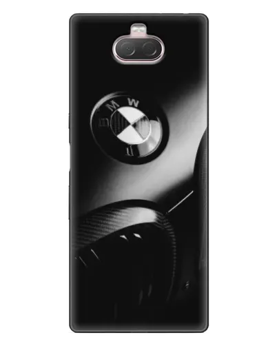Чохол для Sony Xperia 10 з картинкою «Емблема BMW — макро»