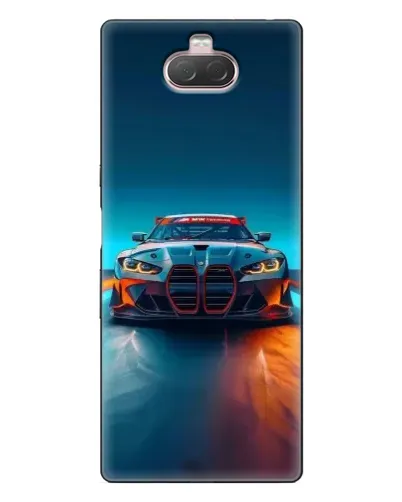 Чехол для Sony Xperia 10 с картинкой «BMW — огни неона» Чехол для Sony Xperia 10 с картинкой «BMW — огни неона»