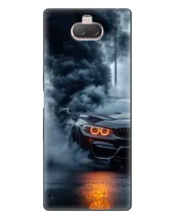 Чехол для Sony Xperia 10 с картинкой «BMW M-Power — абстракция»