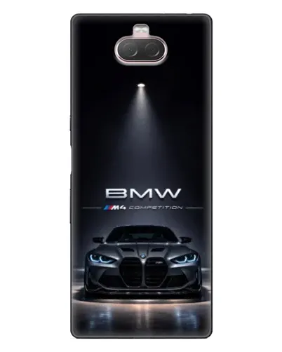 Чехол для Sony Xperia 10 с картинкой «BMW сквозь ночной город» Чехол для Sony Xperia 10 с картинкой «BMW сквозь ночной город»