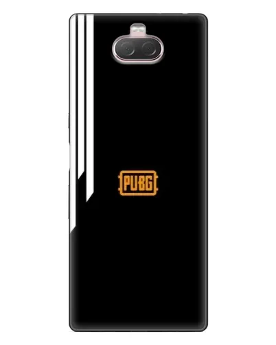 Чехол для Sony Xperia 10 с картинкой «PUBG — вертикальные линии»