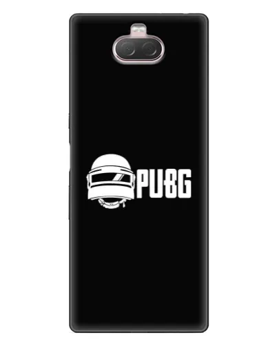 Чехол для Sony Xperia 10 с картинкой «PUBG — классический лого»