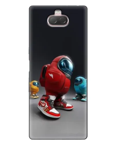 Чехол для Sony Xperia 10 с картинкой «Among Us — 3D стиль»