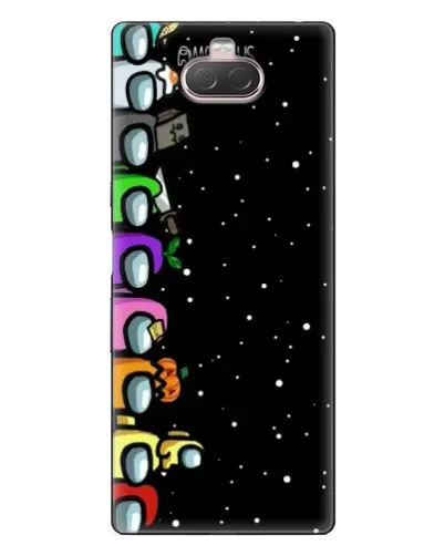 Чехол для Sony Xperia 10 с картинкой «Команда Among Us»