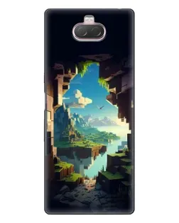 Чохол для Sony Xperia 10 з картинкою «Вид з печери»