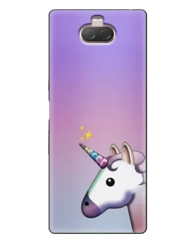 Чехол для Sony Xperia 10 с картинкой «Единорог градиент»