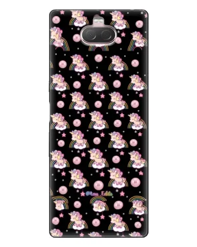 Чехол для Sony Xperia 10 с картинкой «Magic Unicorn паттерн»