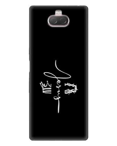 Чохол для Sony Xperia 10 з картинкою «Король Слави Jesus»