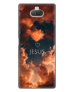 Чохол для Sony Xperia 10 з картинкою «Сяйво Імені Jesus»
