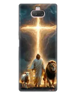 Чохол для Sony Xperia 10 з картинкою «Лев Юди та Світло»