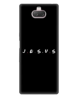 Чохол для Sony Xperia 10 з картинкою «Крапки віри J.E.S.U.S.»