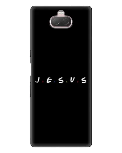 Чохол для Sony Xperia 10 з картинкою «Крапки віри J.E.S.U.S.»