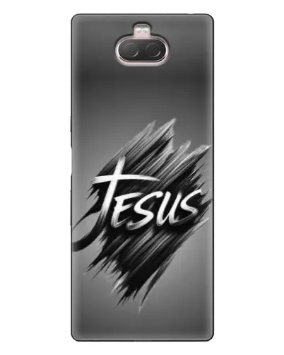 Чохол для Sony Xperia 10 з картинкою «Напис Jesus Graffiti»