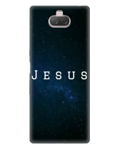 Чохол для Sony Xperia 10 з картинкою «Зоряне небо Jesus»