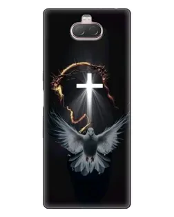 Чохол для Sony Xperia 10 з картинкою «Голуб та Світло»