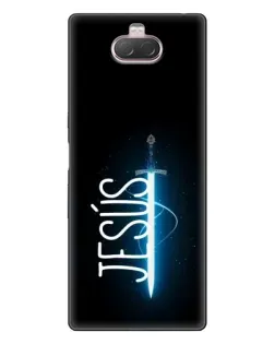 Чохол для Sony Xperia 10 з картинкою «Меч Духа Jesus»