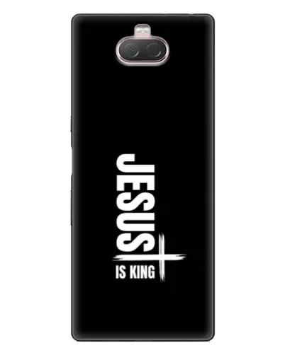 Чохол для Sony Xperia 10 з картинкою «Вертикаль віри Jesus»