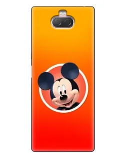Чехол для Sony Xperia 10 с картинкой «Mickey в круге»