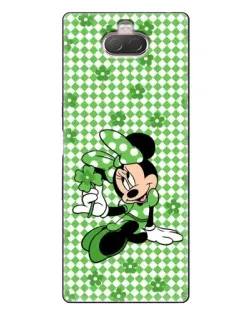 Чехол для Sony Xperia 10 с картинкой «Mickey в клетку»