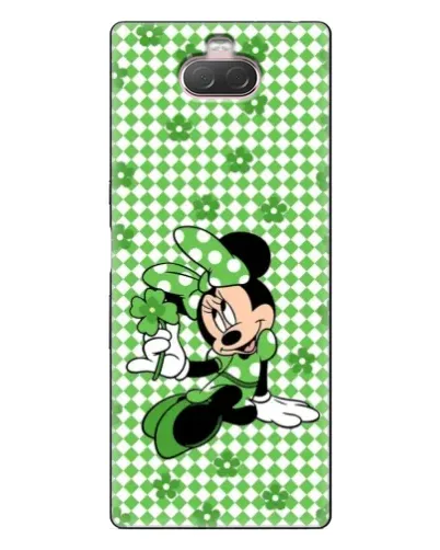Чехол для Sony Xperia 10 с картинкой «Mickey в клетку»