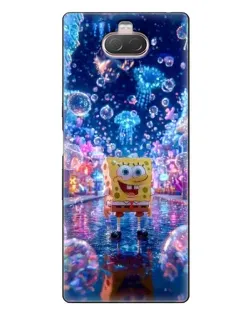 Чехол для Sony Xperia 10 с картинкой «Неоновый океан»