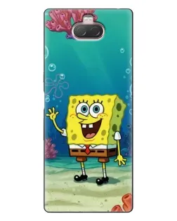 Чехол для Sony Xperia 10 с картинкой «Подводный привет»