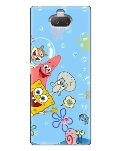 Чехол для Sony Xperia 10 с картинкой «Веселые пузырьки»