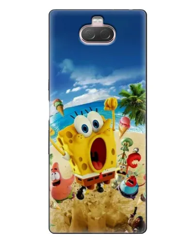 Чехол для Sony Xperia 10 с картинкой «Развлечения на пляже»