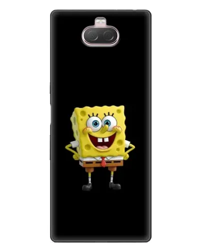 Чехол для Sony Xperia 10 с картинкой «Классический Губка Боб»