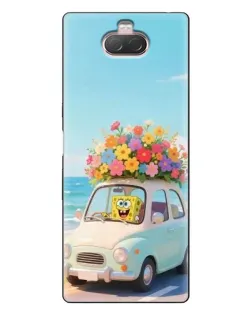 Чехол для Sony Xperia 10 с картинкой «Автомобильное путешествие»