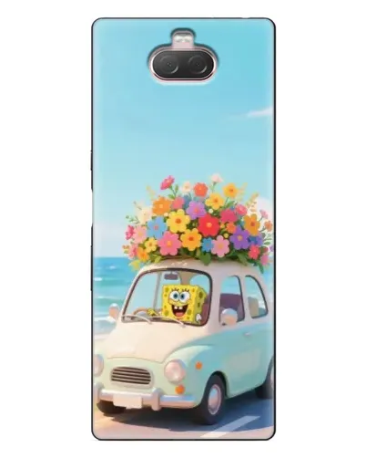 Чехол для Sony Xperia 10 с картинкой «Автомобильное путешествие»