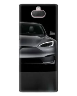Чохол для Sony Xperia 10 з картинкою «Tesla Model S Look»
