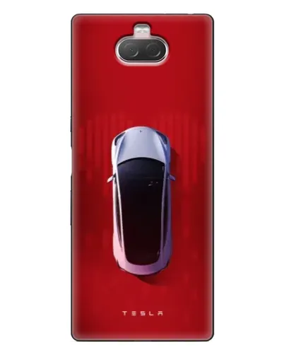 Чохол для Sony Xperia 10 з картинкою «Tesla Top View»