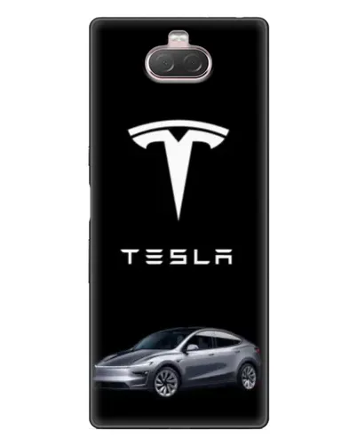 Чохол для Sony Xperia 10 з картинкою «Tesla Model Y»