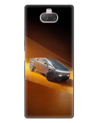 Чохол для Sony Xperia 10 з картинкою «Cybertruck у пустелі»