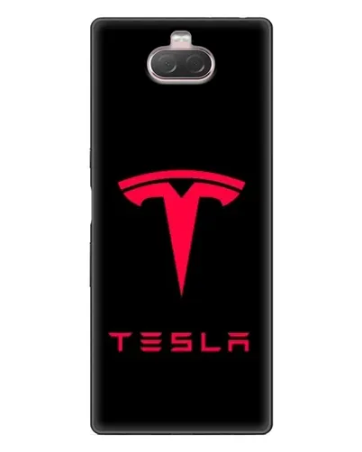 Чохол для Sony Xperia 10 з картинкою «Tesla Red Logo»