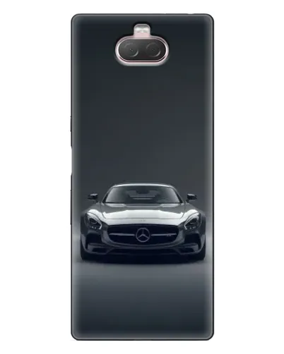 Чохол для Sony Xperia 10 з картинкою «Mercedes на чорному»