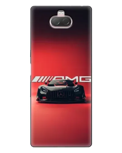Чохол для Sony Xperia 10 з картинкою «Mercedes AMG — червона лінія»