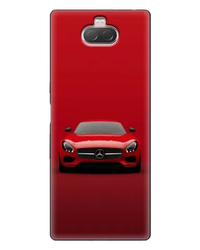 Чохол для Sony Xperia 10 з картинкою «Червоний Mercedes AMG»