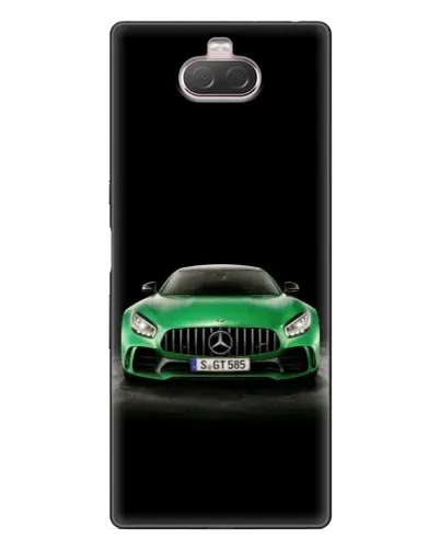 Чохол для Sony Xperia 10 з картинкою «Mercedes — неоновий лого»