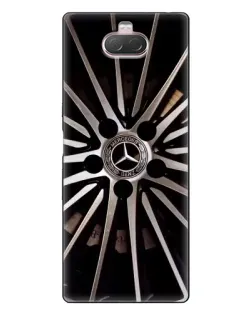Чохол для Sony Xperia 10 з картинкою «Диск Mercedes»