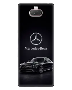 Чохол для Sony Xperia 10 з картинкою «Mercedes — решітка радіатора»