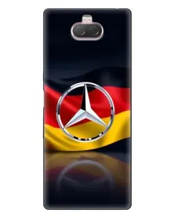 Чохол для Sony Xperia 10 з картинкою «Mercedes — прапор Німеччини»