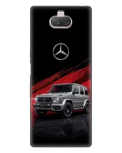 Чохол для Sony Xperia 10 з картинкою «Mercedes G-Class червоний»