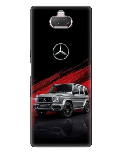 Чохол для Sony Xperia 10 з картинкою «Mercedes G-Class червоний»