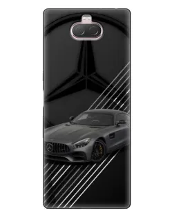 Чохол для Sony Xperia 10 з картинкою «Mercedes AMG — графіка»